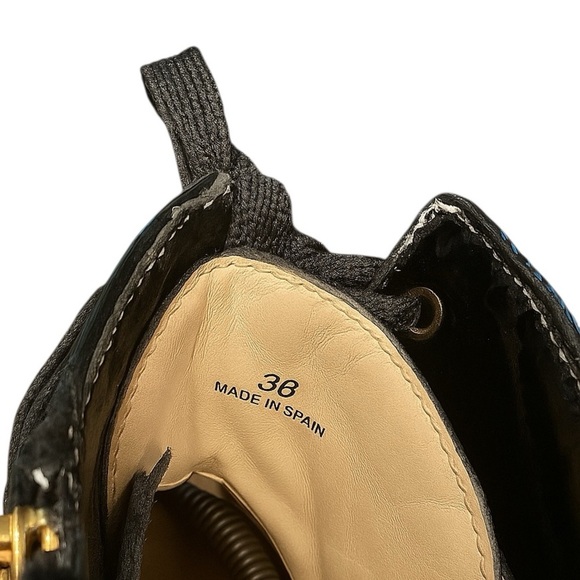 Chic Jimmy Choo glitter high-tops with gold hardware. Excellent condition Sz 38 - Picture 6 of 8